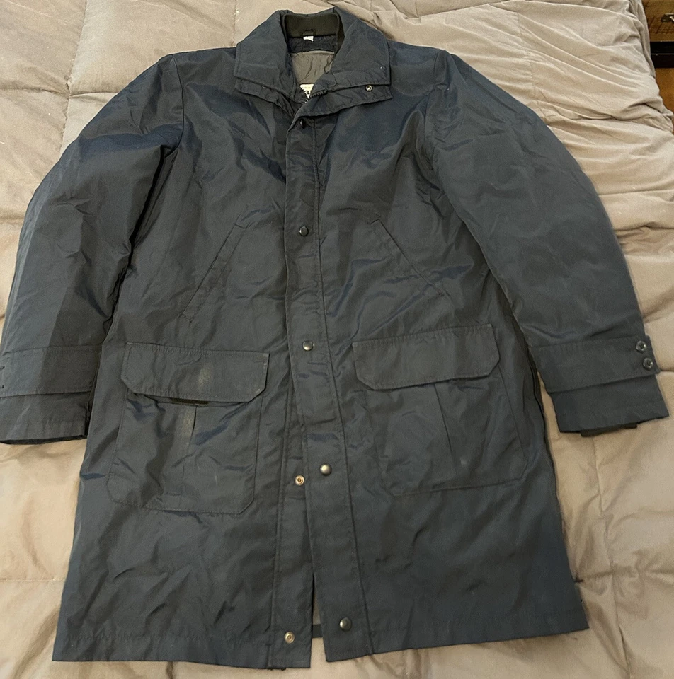 BLAUER AIRLINE PILOT MED LONG PARKA JACKET W/ LINER DARK NAVY - Image 1 of 4