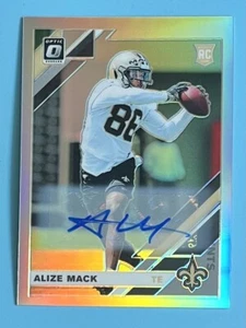 2019 Donruss Optic Alize Mack Holo Prizm Rookie RC Auto /99 Saints #139 - Picture 1 of 2