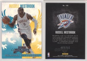 2013-14 Panini Crusade Crusade Teal /249 Russell Westbrook #195
