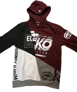 ECKO Unltd Hoodie Small schwarz weiß grau lila - Bild 1 von 9