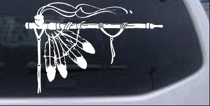 Calcomanía de la tubería de la paz de los indios nativos americanos Pegatina de calcomanía para automóviles o ventanas de camiones para portátiles - Imagen 1 de 32