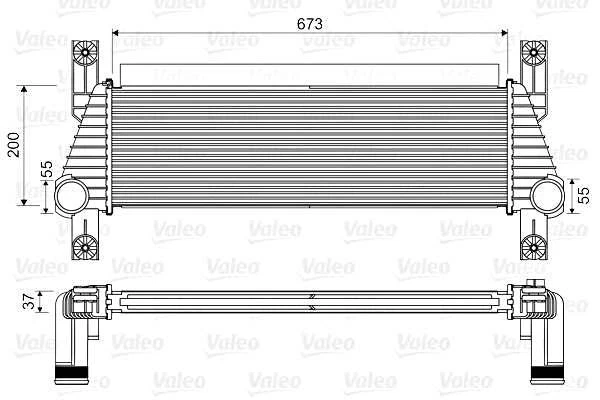 VALEO Charger Intercooler For FORD Ranger 5271339 - Imagem 1 de 1