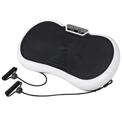 Portable Vibration Plate Exercise Machine Full Body Vibration Platform White  - Image 1 of 4