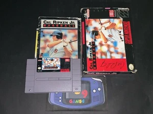 Cal Ripken Jr. Baseball (Super Nintendo) SNES CIB COMPLETE IN BOX - Picture 1 of 7