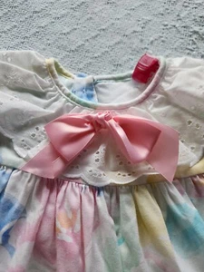 Vintage Roanna Pastel Floral Toddler Easter Dress Size 2T NOS - Picture 1 of 11
