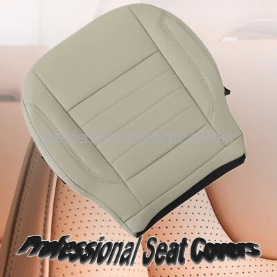 For 2013-2016 Ford Escape SUV Driver Side Bottom Leather Seat Cover Light Gray - Image 1 of 4