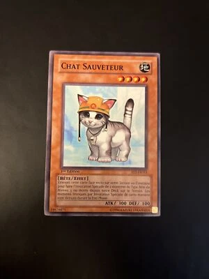 Yu-Gi-Oh! - Common Chat Sauveteur Fet-Fr033 1st Edition Effect Monster FRA - Image 1 of 4