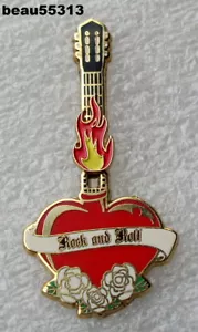 ⭐ROCK AND ROLL GUITAR VEST JACKET PIN - Picture 1 of 1