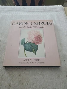 Garden Shrubs and Their Histories by Alice Coats Hardback Book Brand New - Picture 1 of 1
