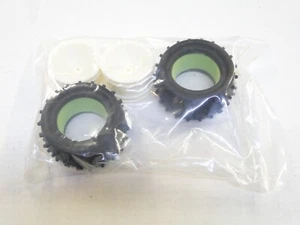 NEW ASSOCIATED RC10 TEAM CAR GOLD EDITION Tires & Wheels Set Rear WHITE AK22 - Picture 1 of 3