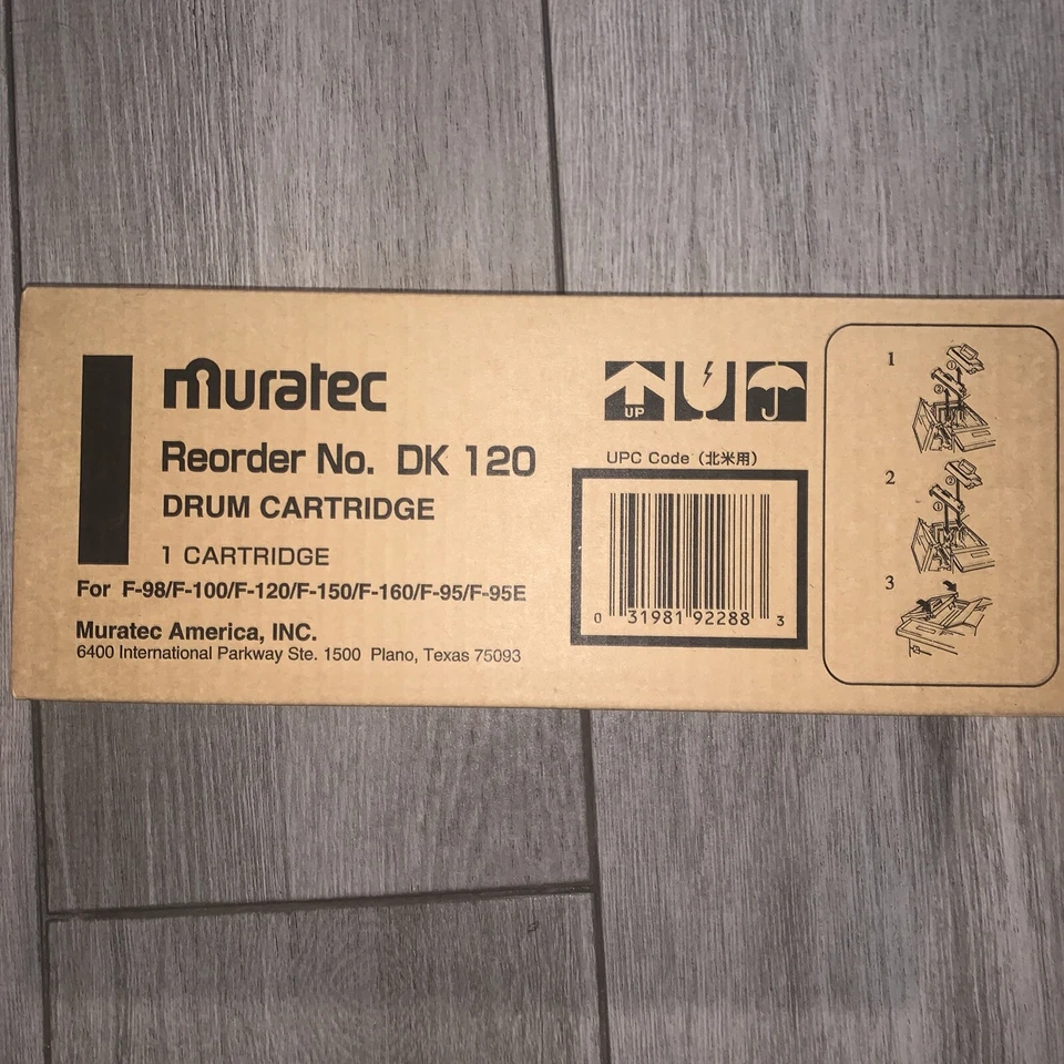 Nuevo cartucho de tambor genuino Muratec DK120 Foto 1 de 1