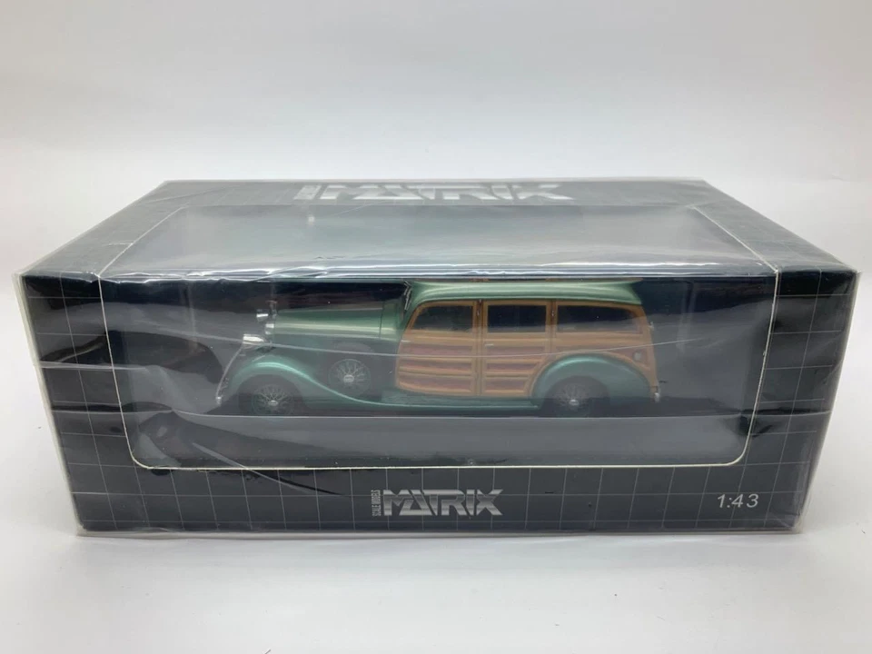 MATRIX HISPANO SUIZA K6 BREAK DE CHASSE DI FRANAY 1937 VERDE MX50806-031 1/43 - Immagine 1 di 1