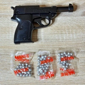 Pistola Bola Plata Tiger Automática Mod P38 TMG-P77100 CAL 6.8 Juguete Japón - Imagen 1 de 9