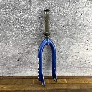 Specialized Hemi BMX Fork 1 1/8 Threadless Fatboy Old School BMX 3/8 20" Blue - Picture 1 of 15