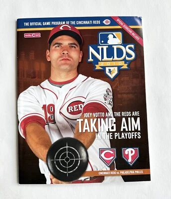 Cincinnati REDS vs Philadelphia PHILLIES 2010 NLDS Official Game Program - Image 1 of 4