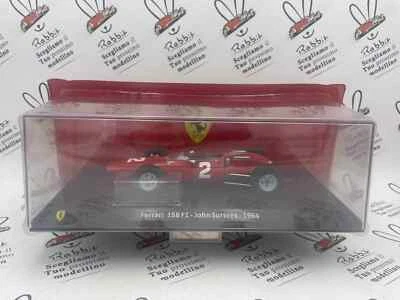 DIE CAST " FERRARI 158 F1 - JOHN SURTEES - 1964 " FERRARI F1 1/24 - Immagine 1 di 2