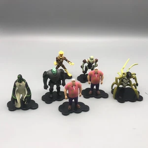 Ben 10 2/3" Mini Action Figures on stands bundle job lot - Picture 1 of 6
