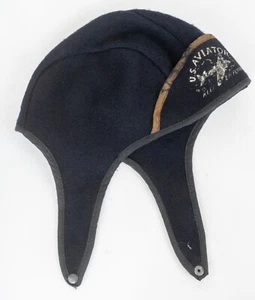 Vintage 1940s WWII Kids Keep Em Flyin' Fighter Pilot Wool Cap - Bild 1 von 3