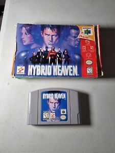 Hybrid Heaven (Nintendo 64, 1999) N64  In Box *No Manual* Authentic OEM Tested 