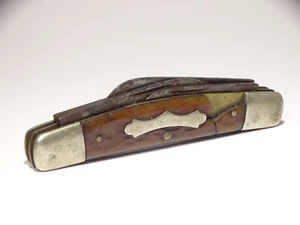 ๐ฅ Boker USA ~ Jumbo Congress ~ Green Bone ~ Carbon ~ For Parts Only ~ Good Snap - Picture 1 of 16