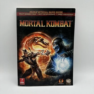 Mortal Kombat Prima Official Strategy Guide Xbox 360 PS3 with Fatality Cards - Image 1 of 4