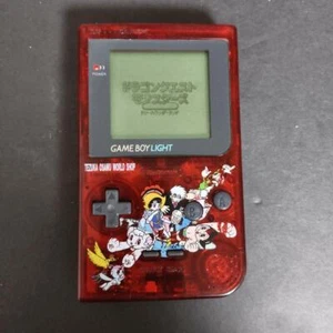 Nintendo Game Boy Light OSAMU TEZUKA WORLD SHOP Limited Console Clear Red Used - Picture 1 of 9