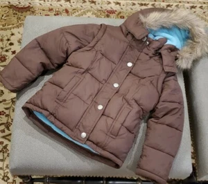 Mini Boden Puffer Jacket 5 - 6 Years Brown - Picture 1 of 8