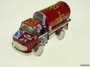 Mercedes Benz Rundhauber Kurzhauber Dosentanker = 8 cm Recycling Blechmodell - Picture 1 of 4