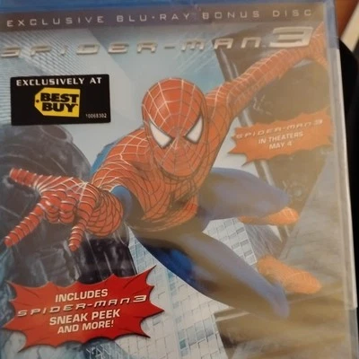 Spider-Man 3 Exclusive Blu-Ray Bonus Disc RARE BEST BUY PROMO Brand New Sealed - Image 1 of 2