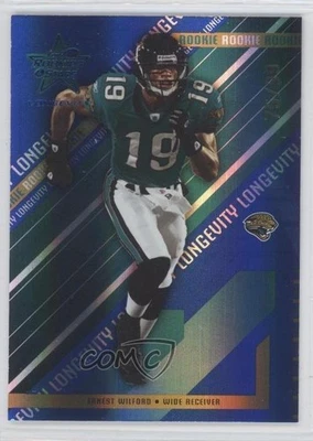 2004 Leaf Rookies & Stars Longevity Rookie Sapphire /99 Ernest Wilford #219 RC - Image 1 of 2