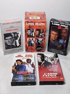 L’Arme Fatale VHS VF – Coffret 4 Films (1-4) – Mel Gibson & Danny Glover - Picture 1 of 4