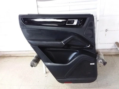 2020 PORSCHE CAYENNE Driver Left Side Rear Interior Trim Panel Black OEM   - Image 1 of 4
