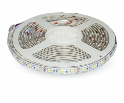 Bobina Led 12V 2835 300 SMD Bianco Ghiaccio 6000K 1200 Lumen IP54 WATERPROOF PV - Immagine 1 di 4