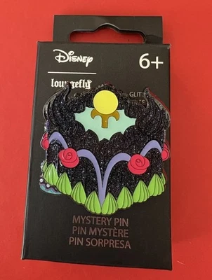 Prendedor Loungefly Disney Villain Vintage Esmalte Pastel - Pin CHASE Brillo Maléfica Foto 1 de 4