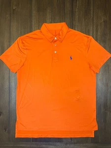 Polo Ralph Lauren Poloshirt Herren Large Orange Performance Stretch Golf - Bild 1 von 5
