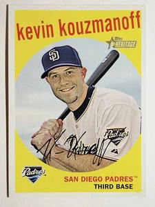 2008 Topps Heritage #333 Kevin Kouzmanoff GB SP - Picture 1 of 2