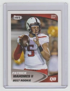 PATRICK MAHOMES II Texas Tech 2017 SAGE HIT Rookie Card #5 Mint RC Chiefs MVP - Picture 1 of 2