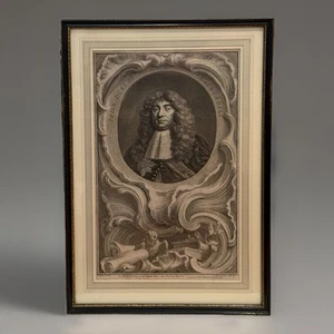 Antiguo grabado en mezzotinta enmarcado, John Duke of Lauderdale, C 1750 - Imagen 1 de 8