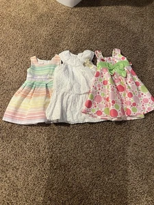 Girls Lot of 3 Dresses Bonnie Baby & Goodlad Summer Holiday - Picture 1 of 15
