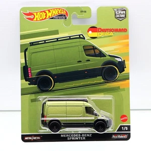 HOT WHEELS PREMIUM DEUTSCHLAND DESIGN MERCEDES BENZ SPRINTER GREEN 1/5 VAN TRUCK - Picture 1 of 8