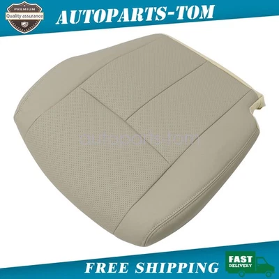 Cubierta de asiento de cuero para Nissan Rogue 2014 2015 2016 parte inferior del lado del conductor color tostado Foto 1 de 4