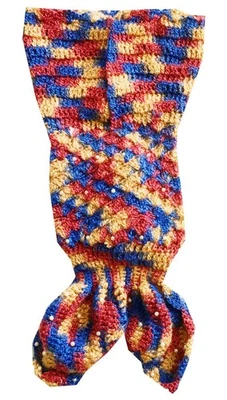 Cola de Sirena Recién Nacido Cocoon Bebé Saco de Dormir Baby Shower Regalo Hecho a Mano 20" Foto 1 de 3