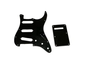 Original Fender Strat SSS Schlagbrett Set | Schwarz & Weiß 11-Loch Guards for Repair - Bild 1 von 2