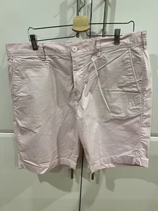 Country Road Men's Stretch Chino Short Size 36 Pink - Picture 1 of 4