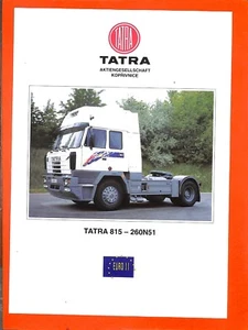TATRA ( CZ ) FICHE TECHNIQUE / TATRA 815 - 260 N 51 - Picture 1 of 2