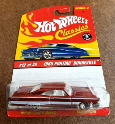 2006 Hot Wheels 1965 PONTIAC BONNEVILLE Spectraflame RED Classics Series 2 WL7SP - Image 1 of 4