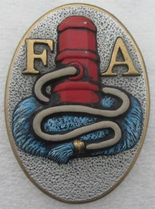 FIRE MARK: Franklin Mint- Fire Association of Philadelphia Ins Co- PEWTER PLAQUE - Picture 1 of 3