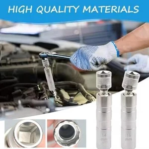 Spark Plug Socket Wrench 3/8 Drive 14MM SparkPlug SocketRemoval Tool N3K1 - Picture 1 of 12