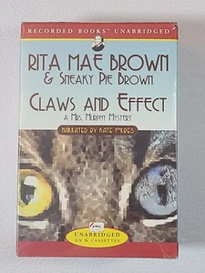 Rita Mae Brown & Sneaky Pie Brown/Claws & Effect 6 Cassette Tapes NOS Sealed - Picture 1 of 6