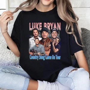 Luke Bryan Country Song 2025 Came On Tour Shirt, Luke Bryan 2025 Concert T-Shirt - Picture 1 of 5